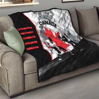 Canada Hockey Quilt Maple Leaf Sport Style