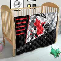 Canada Hockey Quilt Maple Leaf Sport Style