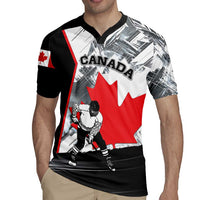 Canada Hockey Rugby Jersey Maple Leaf Sport Style