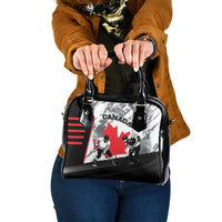 Canada Hockey Shoulder Handbag Maple Leaf Sport Style