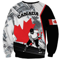 Canada Hockey Sweatshirt Maple Leaf Sport Style