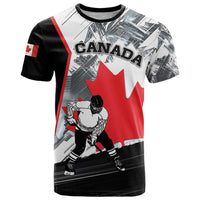 Canada Hockey T Shirt Maple Leaf Sport Style