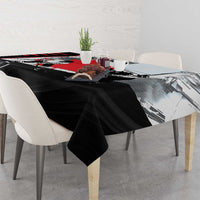 Canada Hockey Tablecloth Maple Leaf Sport Style