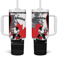Canada Hockey Tumbler With Handle Maple Leaf Sport Style