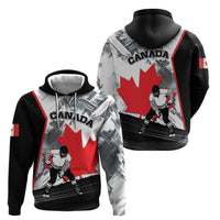 Canada Hockey Zip Hoodie Maple Leaf Sport Style