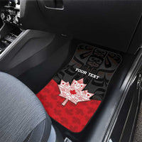 Canada Maple Leaf Car Mats Haida Totem Inspired Art