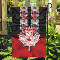Canada Maple Leaf Garden Flag Haida Totem Inspired Art