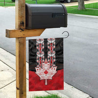 Canada Maple Leaf Garden Flag Haida Totem Inspired Art