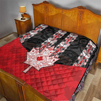 Canada Maple Leaf Quilt Haida Totem Inspired Art
