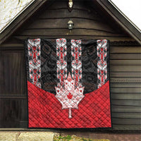 Canada Maple Leaf Quilt Haida Totem Inspired Art
