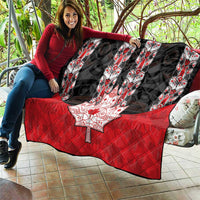 Canada Maple Leaf Quilt Haida Totem Inspired Art