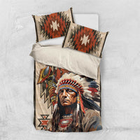 Native American Man Bedding Set Feather Headdress With Dream Catcher