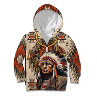 Native American Man Kid Hoodie Feather Headdress With Dream Catcher