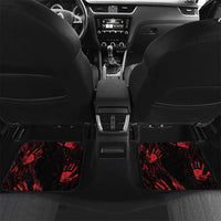 Native American MMIW Car Mats Red Indian Women With Red Handprint