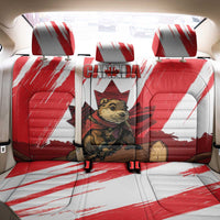 Canada Beaver Adventurer Back Car Seat Cover With Maple Leaf