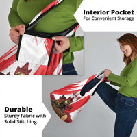 Canada Beaver Adventurer Grocery Bag With Maple Leaf