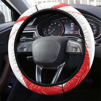 Canada Beaver Adventurer Steering Wheel Cover With Maple Leaf