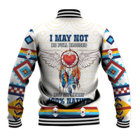 Native American Love Baseball Jacket Dream Catcher With Angel Wings