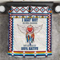 Native American Love Bedding Set Dream Catcher With Angel Wings