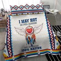 Native American Love Bedding Set Dream Catcher With Angel Wings