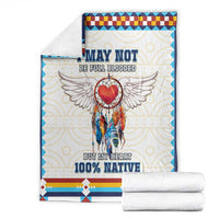 Native American Love Blanket Dream Catcher With Angel Wings