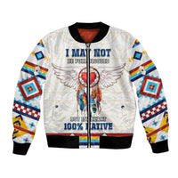 Native American Love Bomber Jacket Dream Catcher With Angel Wings