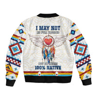 Native American Love Bomber Jacket Dream Catcher With Angel Wings