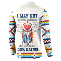 Native American Love Button Sweatshirt Dream Catcher With Angel Wings