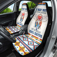 Native American Love Car Seat Cover Dream Catcher With Angel Wings