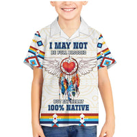 Native American Love Family Matching Mermaid Dress and Hawaiian Shirt Dream Catcher With Angel Wings