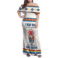 Native American Love Family Matching Off Shoulder Maxi Dress and Hawaiian Shirt Dream Catcher With Angel Wings