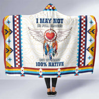 Native American Love Hooded Blanket Dream Catcher With Angel Wings