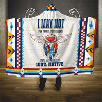 Native American Love Hooded Blanket Dream Catcher With Angel Wings