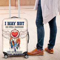 Native American Love Luggage Cover Dream Catcher With Angel Wings