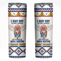 Native American Love Skinny Tumbler Dream Catcher With Angel Wings