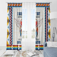Native American Love Window Curtain Dream Catcher With Angel Wings