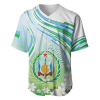 Personalised Djibouti Baseball Jersey Jabuuti Emblem With Jasmine