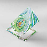 Djibouti Canvas Wall Art Jabuuti Emblem With Jasmine