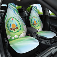 Djibouti Car Seat Cover Jabuuti Emblem With Jasmine