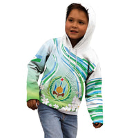 Personalised Djibouti Kid Hoodie Jabuuti Emblem With Jasmine