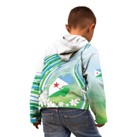 Personalised Djibouti Kid Hoodie Jabuuti Emblem With Jasmine