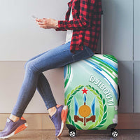Djibouti Luggage Cover Jabuuti Emblem With Jasmine
