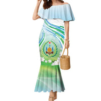 Personalised Djibouti Mermaid Dress Jabuuti Emblem With Jasmine