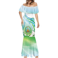 Personalised Djibouti Mermaid Dress Jabuuti Emblem With Jasmine