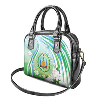 Djibouti Shoulder Handbag Jabuuti Emblem With Jasmine