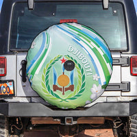 Djibouti Spare Tire Cover Jabuuti Emblem With Jasmine