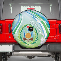 Djibouti Spare Tire Cover Jabuuti Emblem With Jasmine