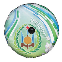 Djibouti Spare Tire Cover Jabuuti Emblem With Jasmine