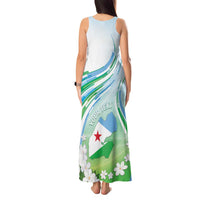 Personalised Djibouti Tank Maxi Dress Jabuuti Emblem With Jasmine