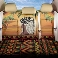 Dear Black Girl Back Car Seat Cover African Black Women Pride